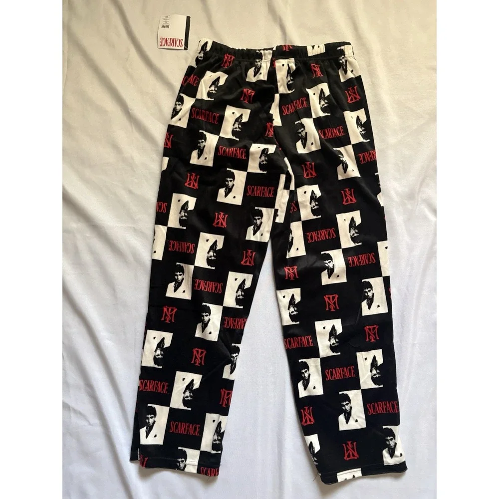 NEW Scarface Lounging Pajama Pants Size Medium Scarface Pajama Scarface Pants